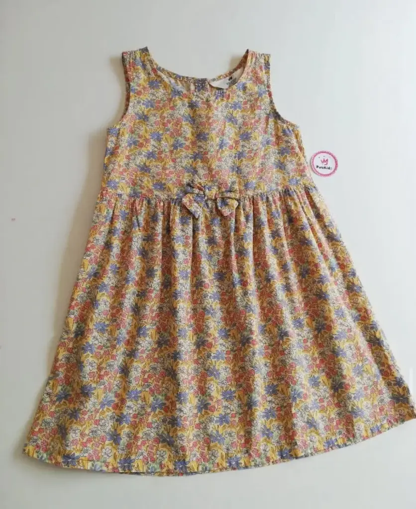 Vestido casual amarillos florcitas