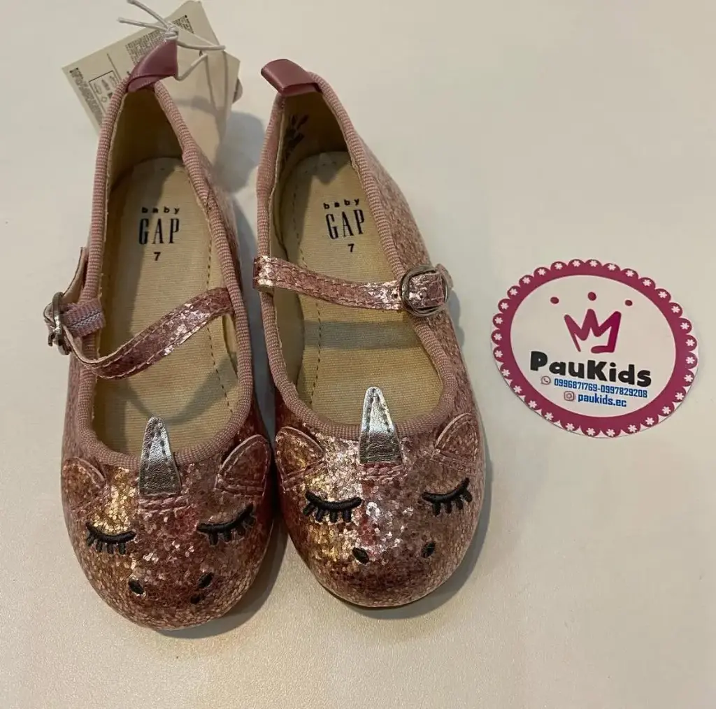 Zapatos brillos unicornio