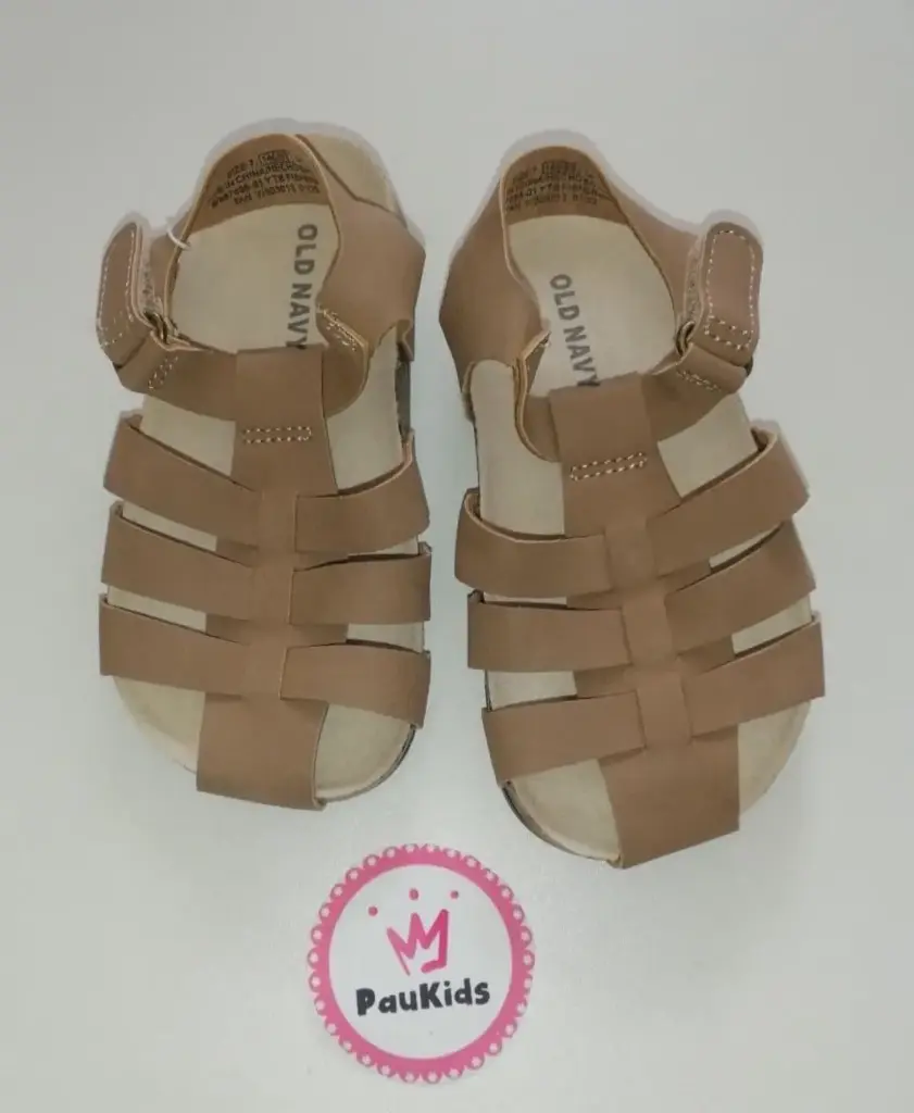 Zapatillas caqui tiras  