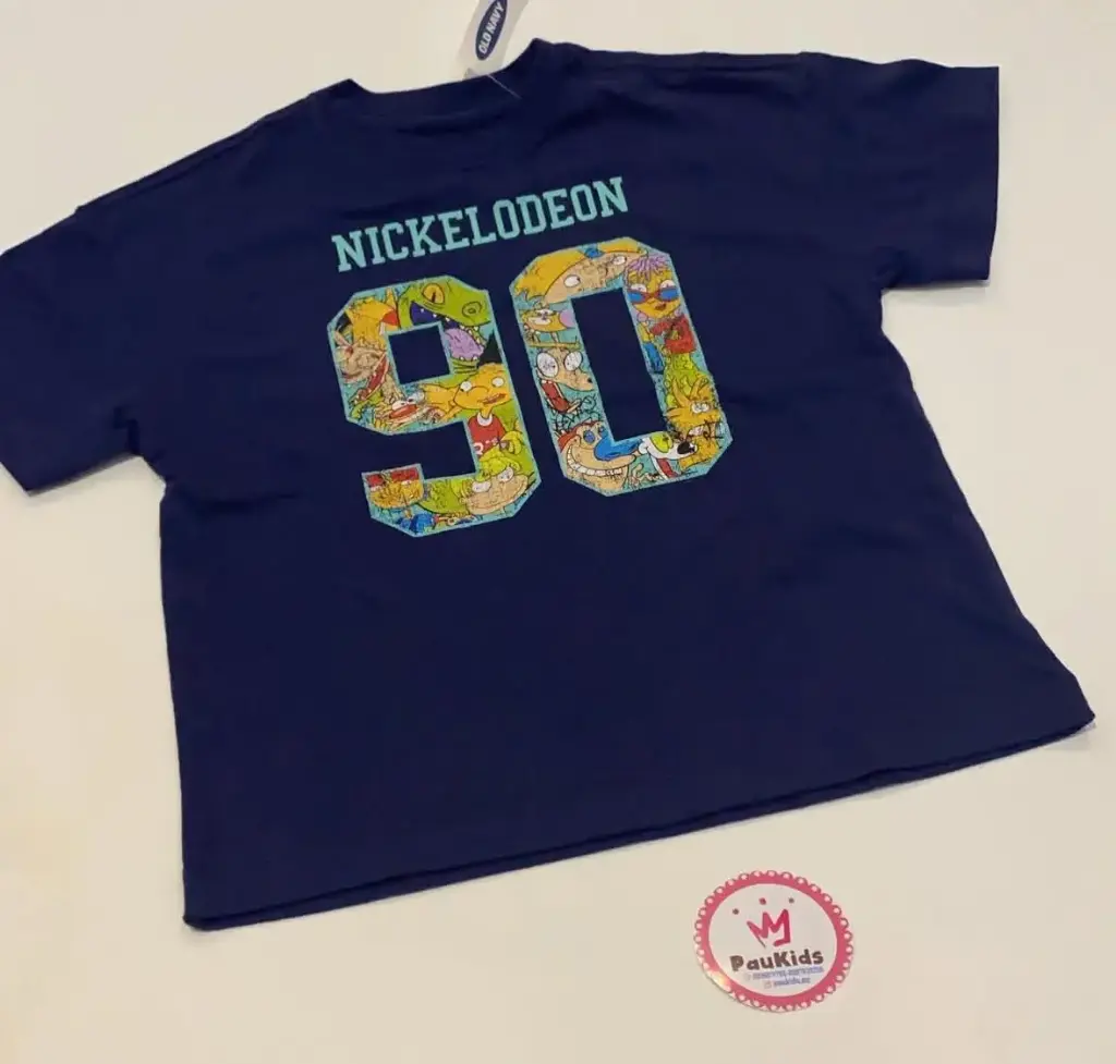 Camiseta azul nickelodeon
