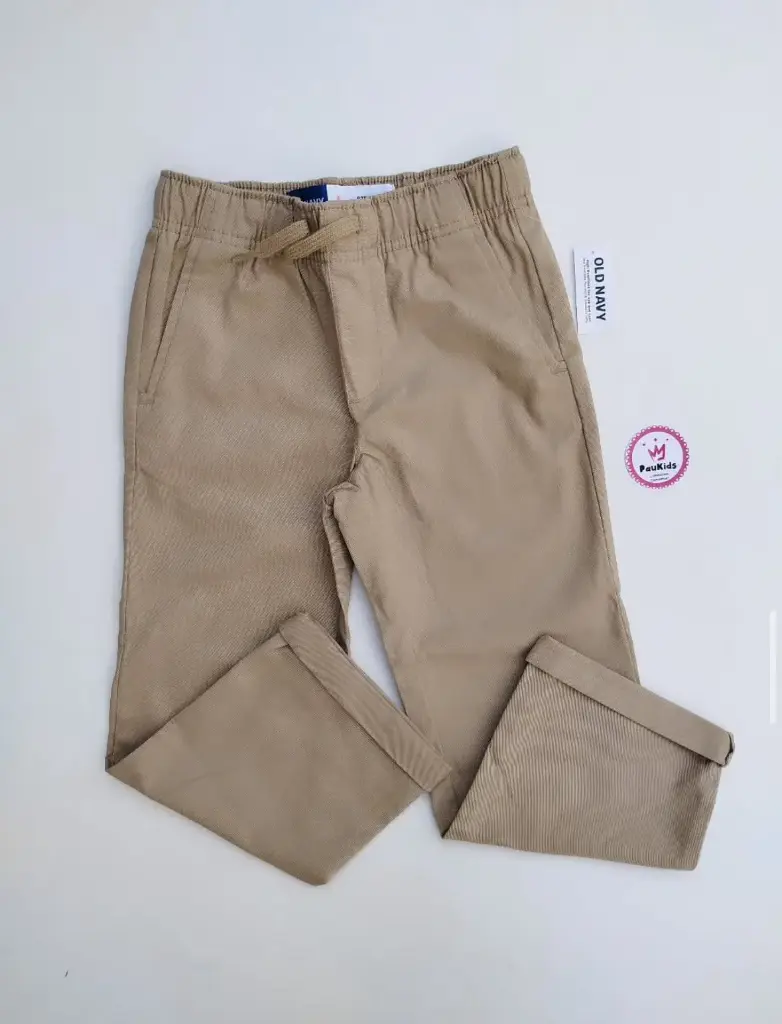 Pantalón cordón beige elástico