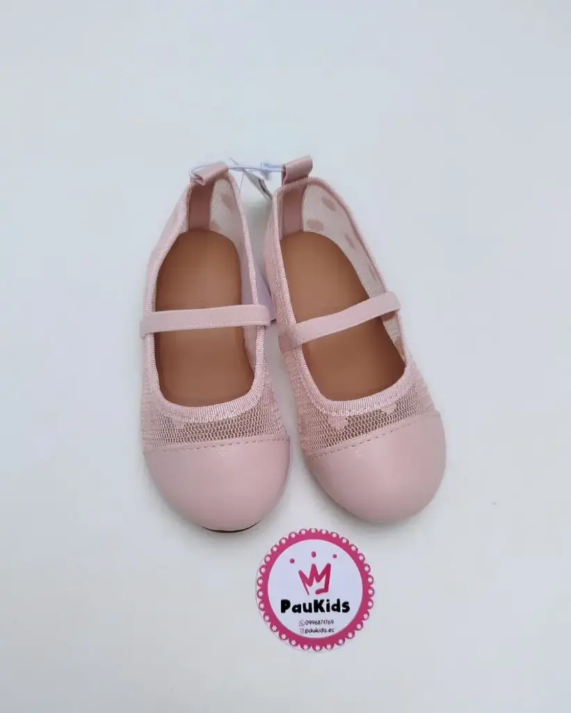 Zapatos rosados mallas