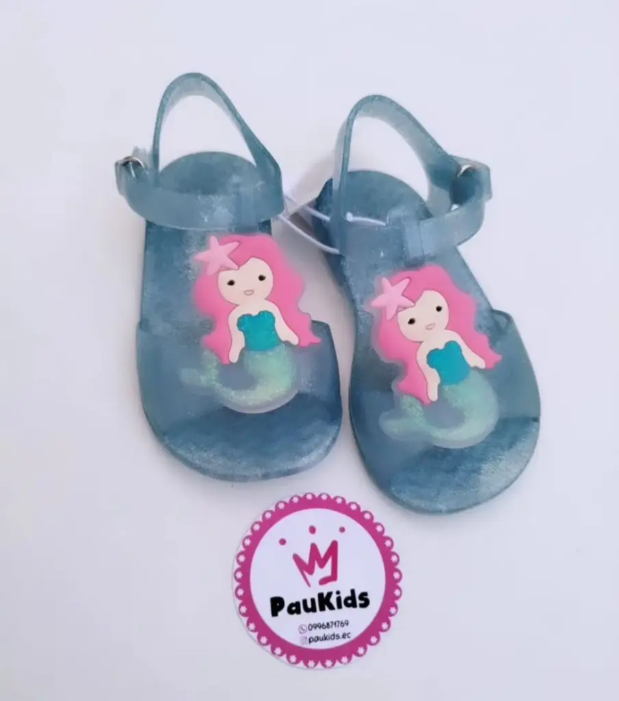 Zapatillas Jelly turquesa sirena