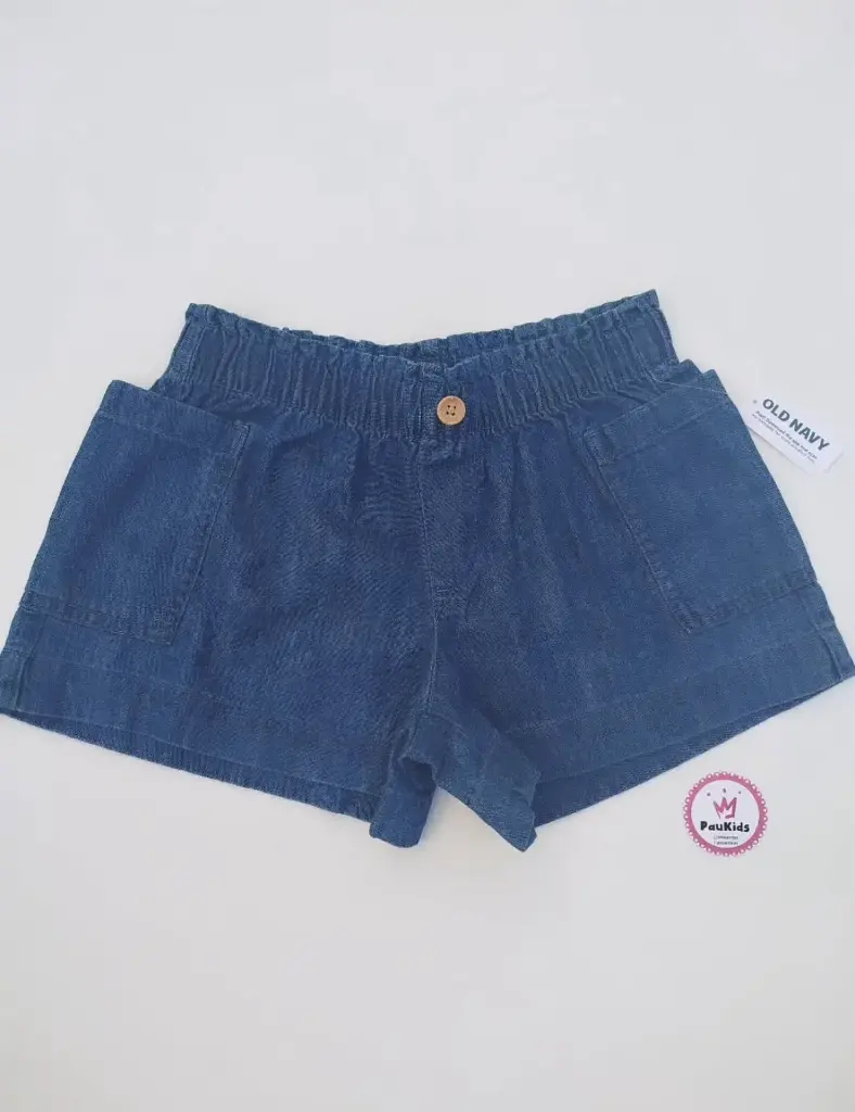 Short de tela jean elástico