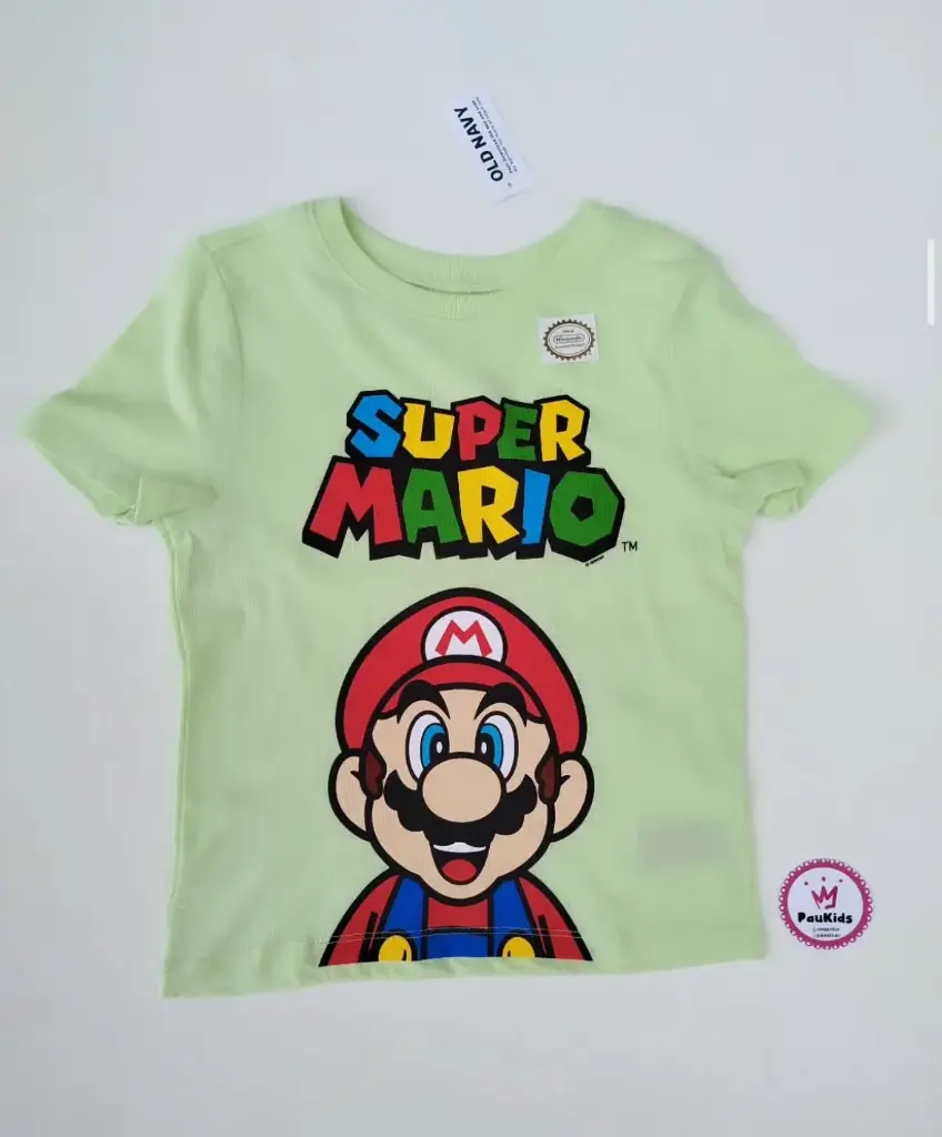 Camiseta verde Super Mario