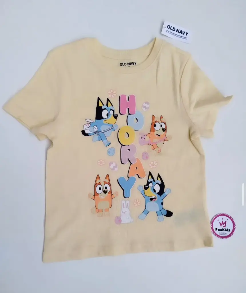 Camiseta amarilla Bluey