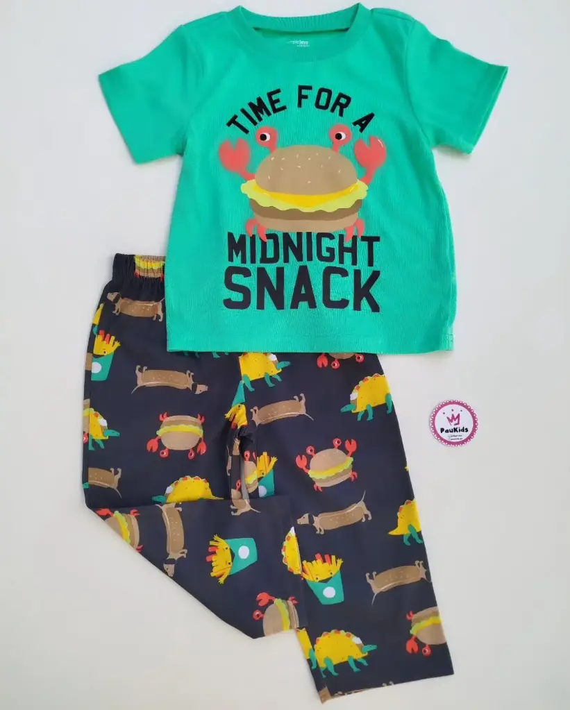 Set x2 pijama hamburguesa