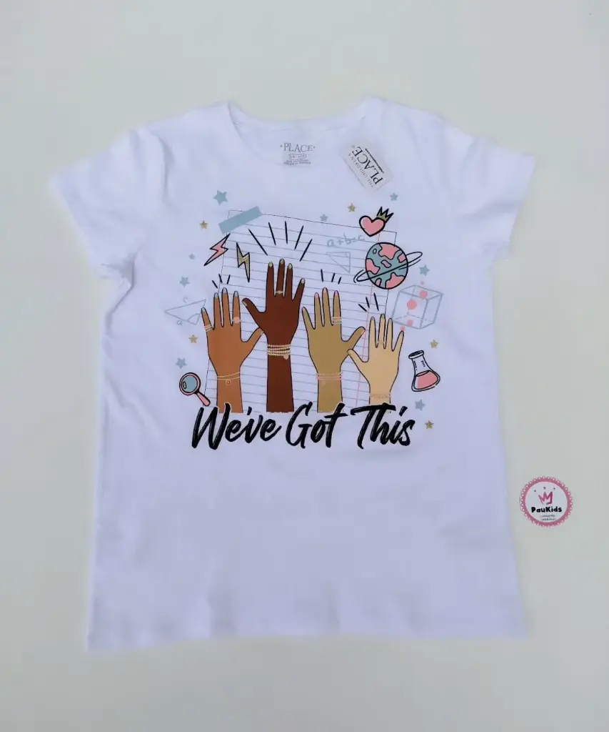 Blusa blanca weve got this