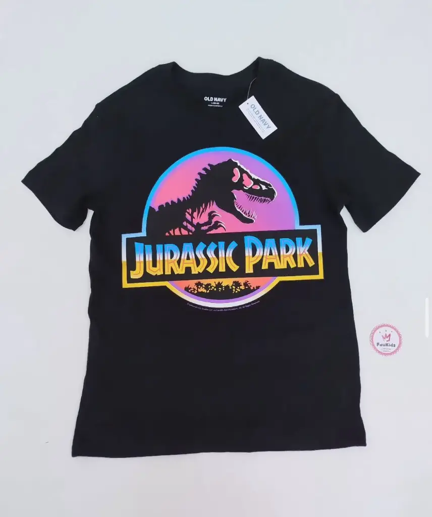 Camiseta negra jurassic park
