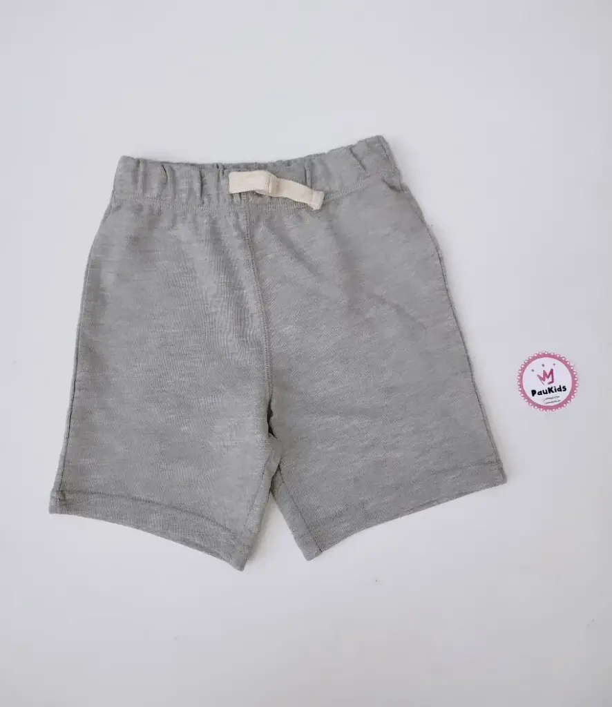 Pantaloneta cordón gris