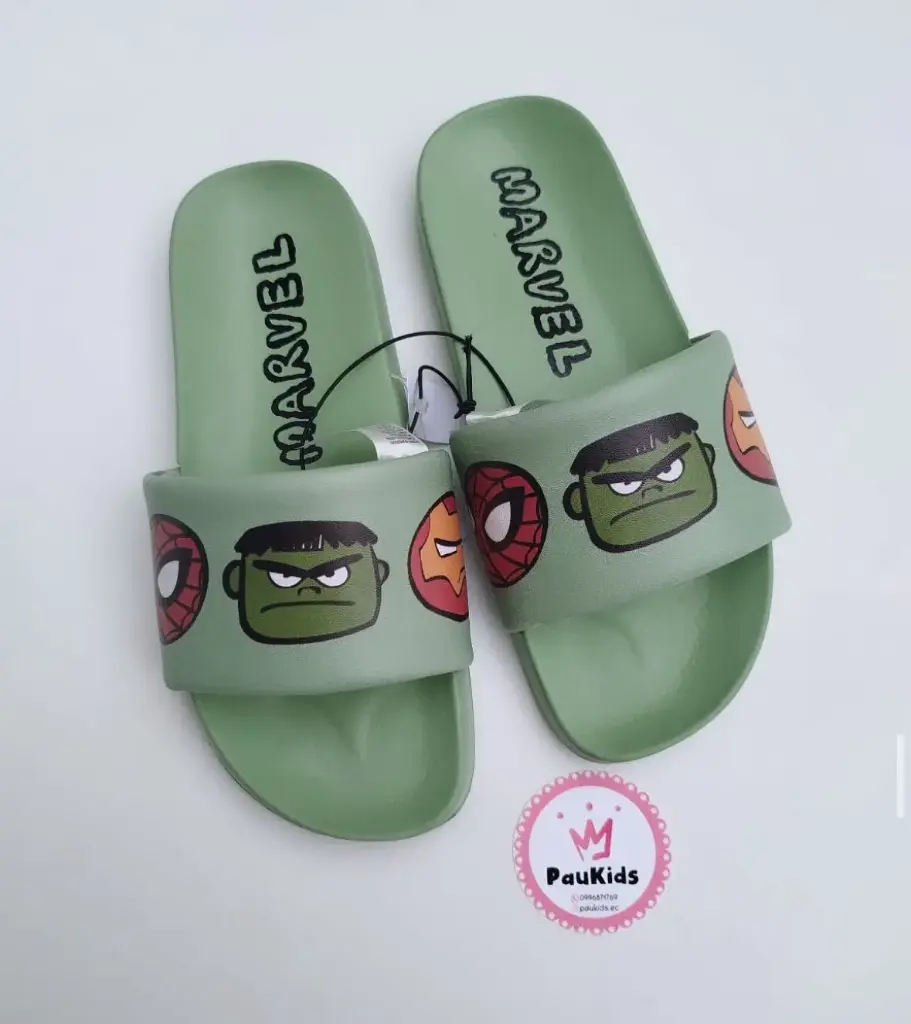Zapatillas de meter verdes los vengadores