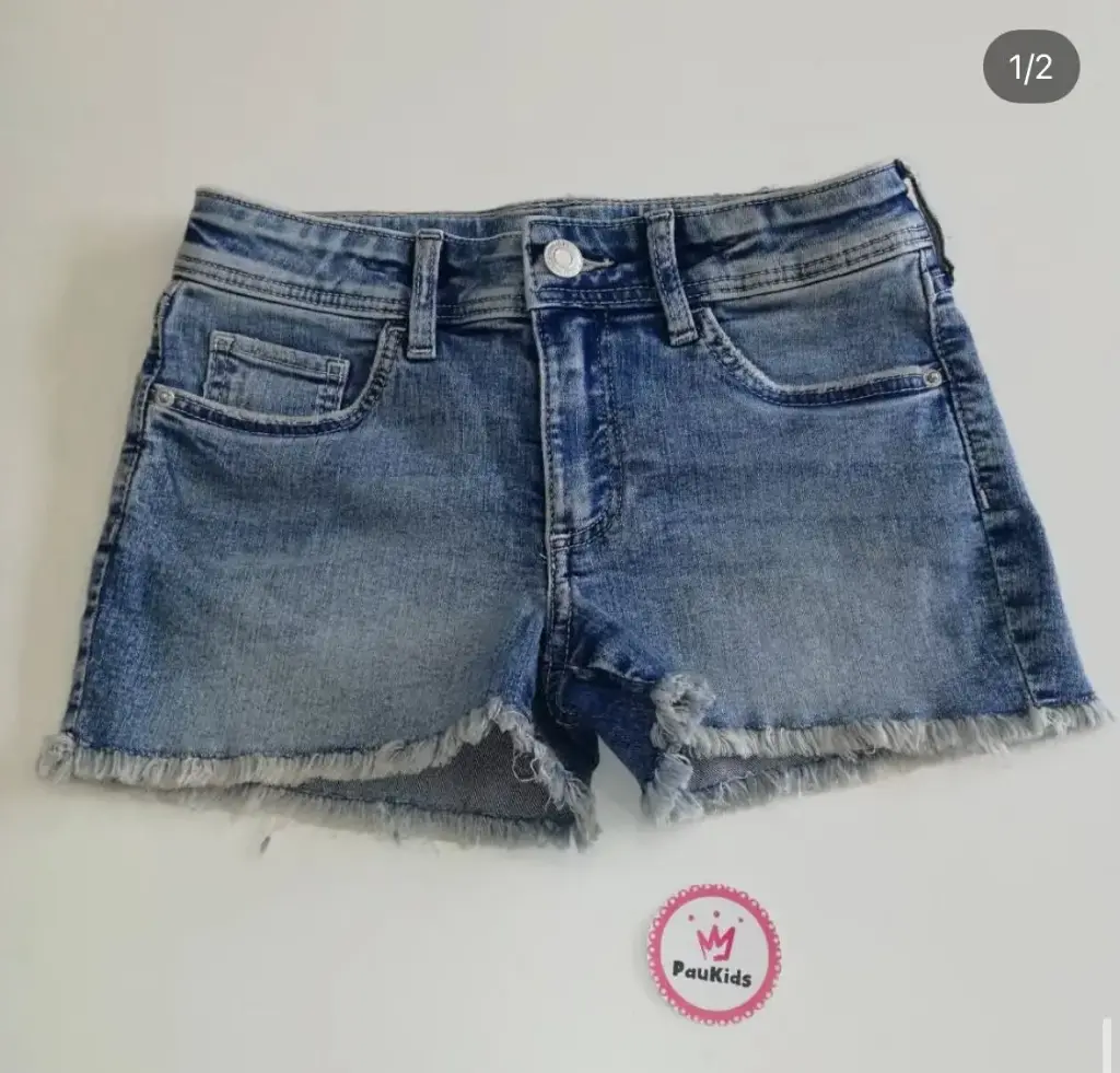 Short jean bolsillo mariposa