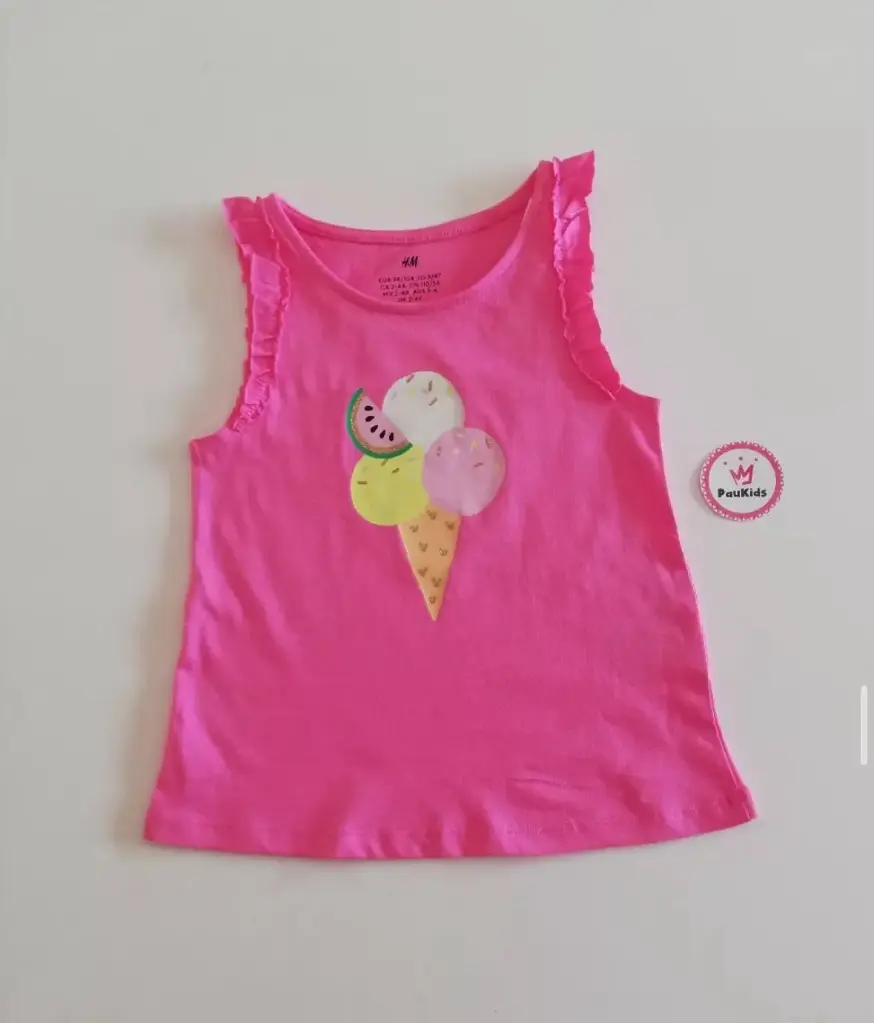 Blusa rosada helado