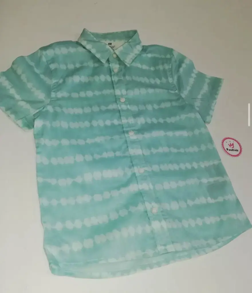 Camisa celeste degradé