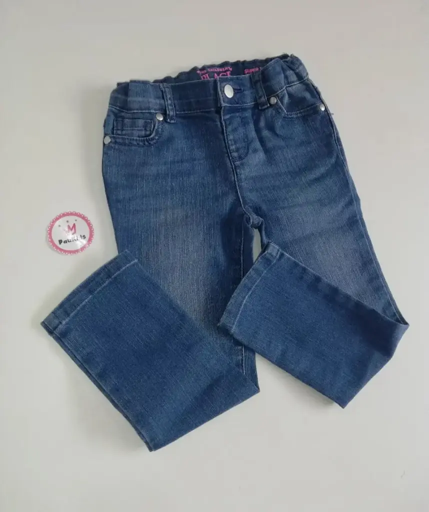Pantalon jean azul elástico 