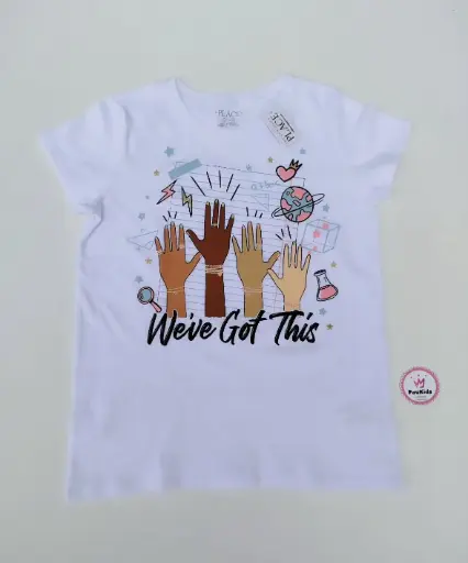 Blusa blanca weve got this