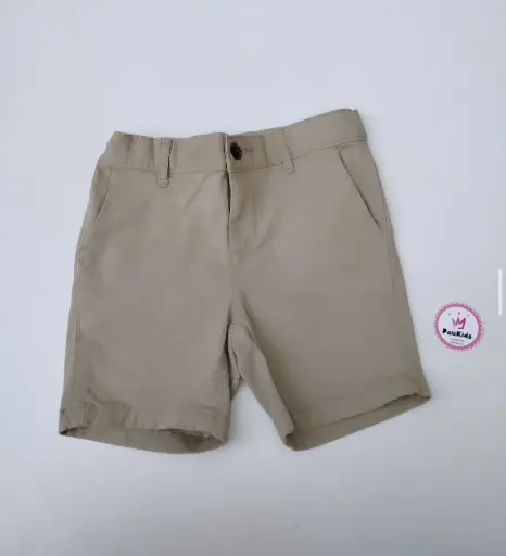 Pantaloneta caqui botones
