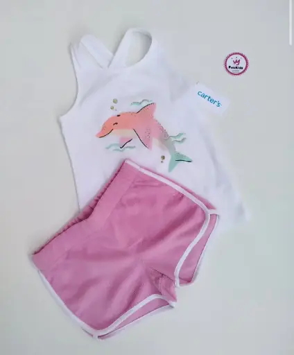 Set x2 Delfín Rosa