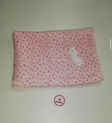 Colcha afelpada rosa gatita