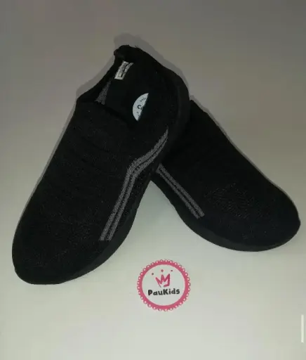 Zapatos negros sin cordones Unisex