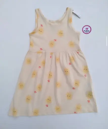 Vestido sencillo beige soles
