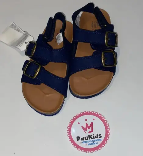 Zapatillas azul hebilla GAP