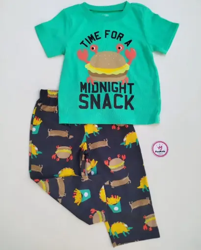 Set x2 pijama hamburguesa